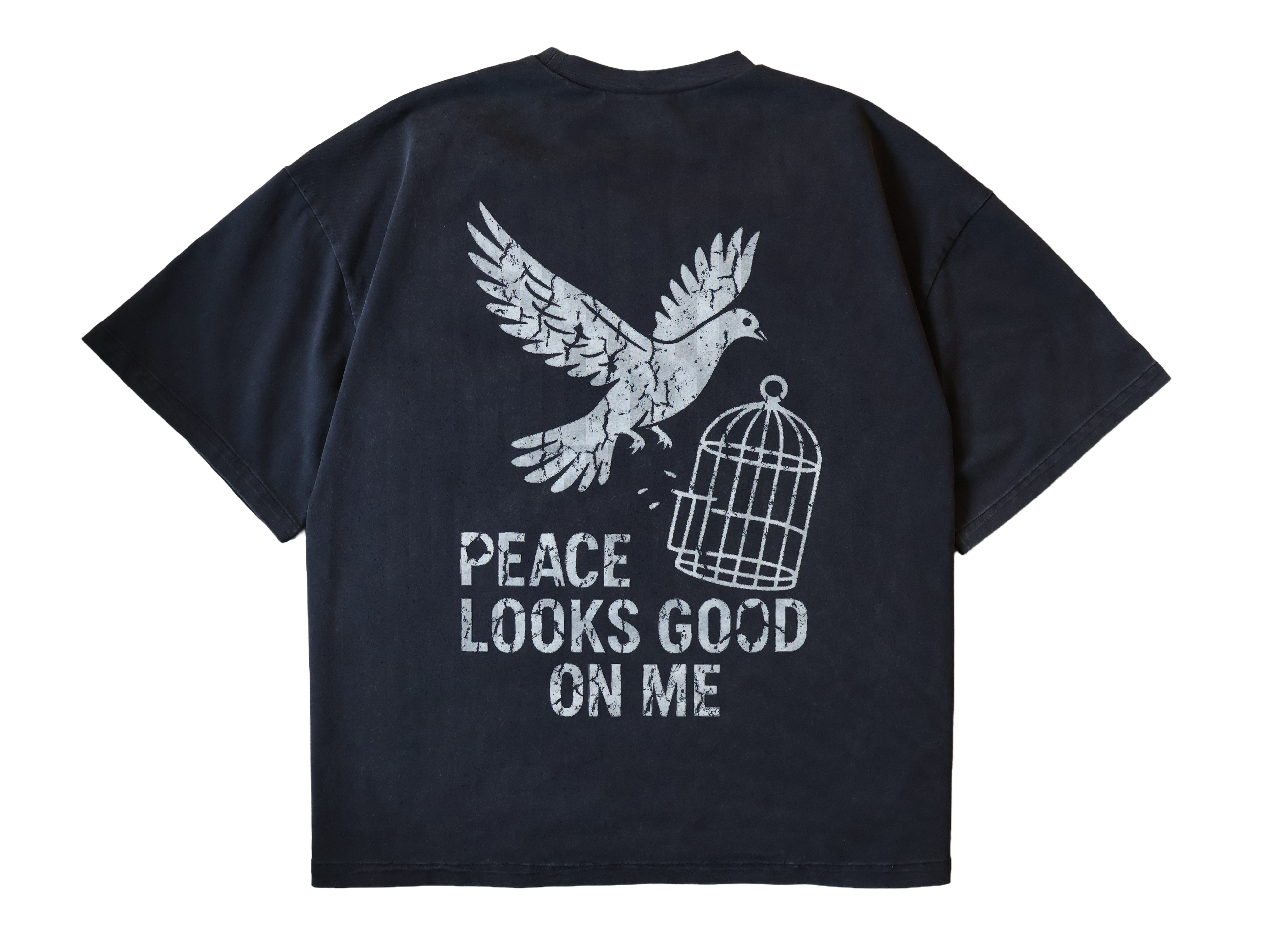 Peace Looks Good On Me Heavyweight T-Shirt